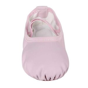 Dynadans Soft Leather Ballet Shoes/Ballet Slippers/Dance Shoes for Girls and Boys (Toddler/Little/Big Kid/Women)-Pink-12.5M Little Kid