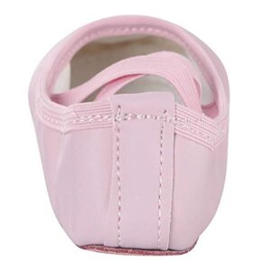 Dynadans Soft Leather Ballet Shoes/Ballet Slippers/Dance Shoes for Girls and Boys (Toddler/Little/Big Kid/Women)-Pink-12.5M Little Kid