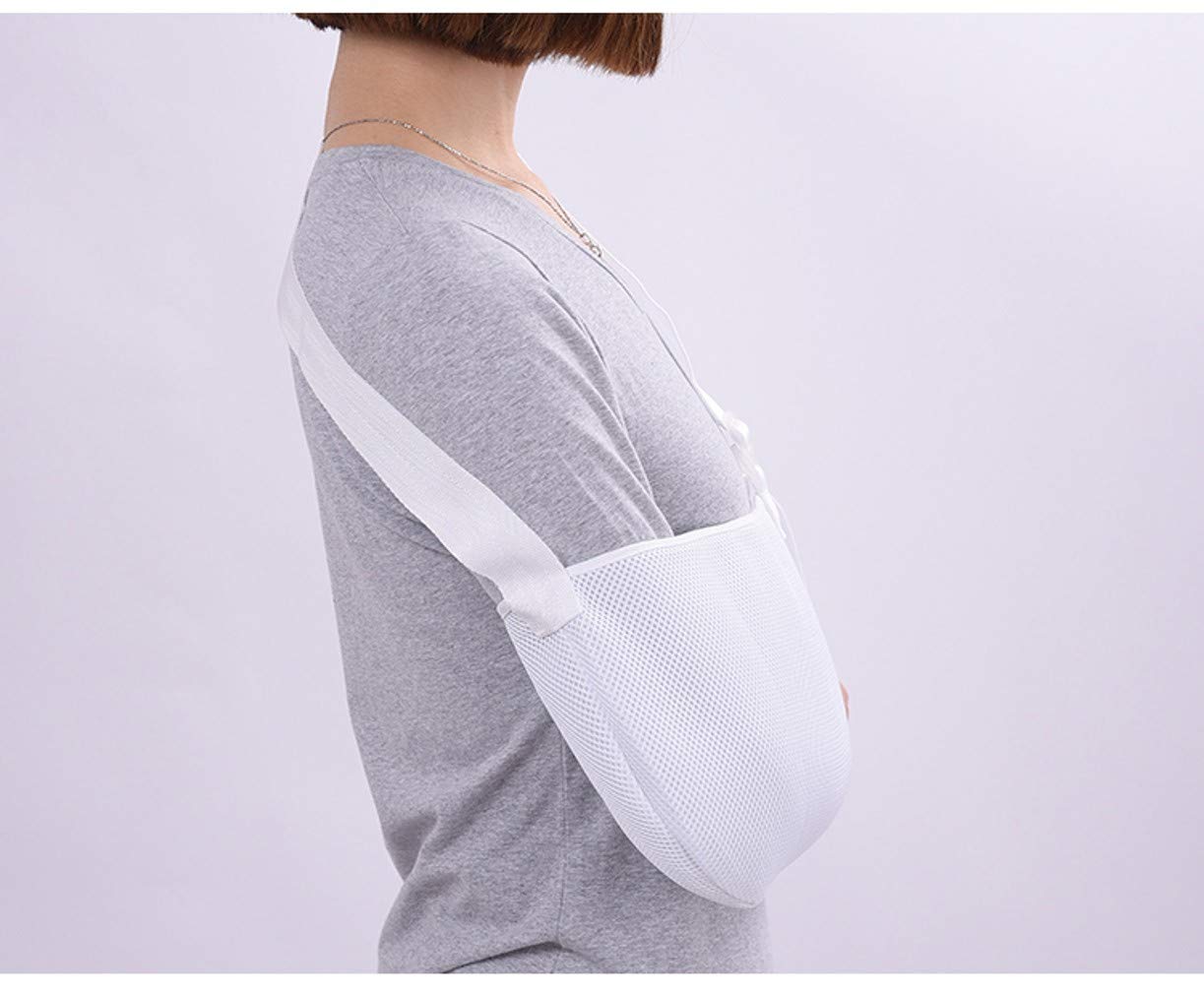 WellieSTR Dislocated Shoulder Sling for Women,Arm Slings, Shoulder Immobilizer Rotator Cuff for Broken Wrist Elbow Support，,Lightweight,Breathable