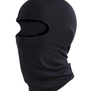 Balaclava Ski Mask Head Mask Full Face Mask Windproof Face Cover Sun UV Protection Scarf Men Women Outdoor Sport Cycling Cap (Black)