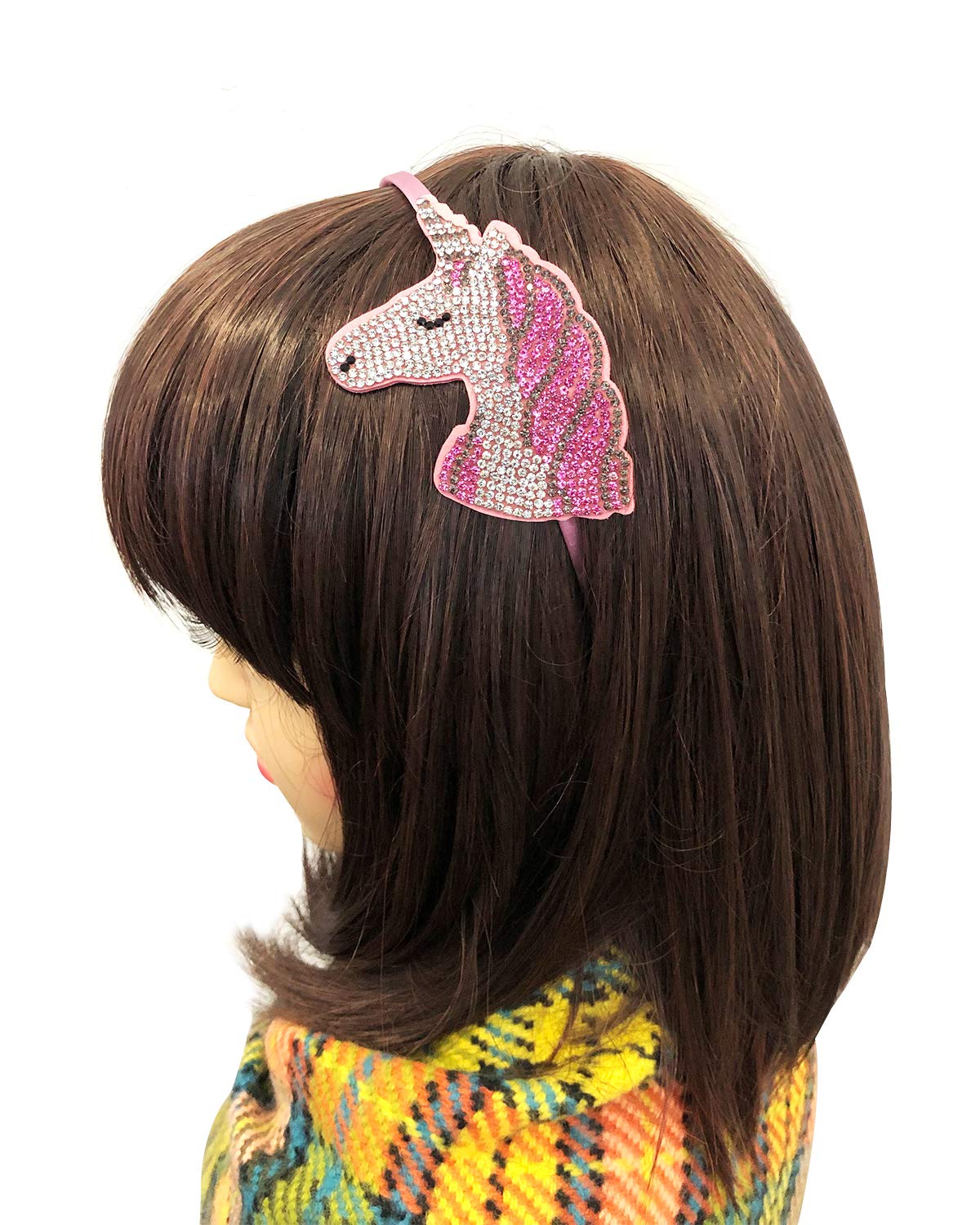 Bowbear Crystal Party Headband, Pink Unicorn