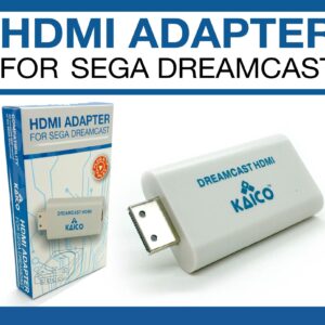 Kaico Sega Dreamcast HDMI Converter - Simple Plug and Play HDMI Converter for Sega Dreamcast Sega Dreamcast VGA Cable to Dreamcast HDMI - The Best Sega Dreamcast AV Cable