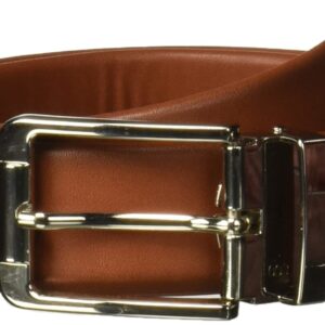 STACY ADAMS mens Crocker Stretchable Belt, Cognac, Large US