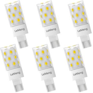 LEMENG 50watt T10 Wedge Base 921 LED Light Bulb 5W 500lm 6000K Daylight White 12VAC/DC for Outdoor Landscape Path, RV Camper Trailer Motorhome Marine Boat Lighting-6 Pack