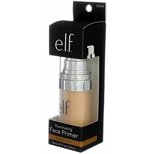 Illuminating Face Primer - Radiant Glow by e.l.f. for Women - 0.47 oz Primer - (Pack of 2)