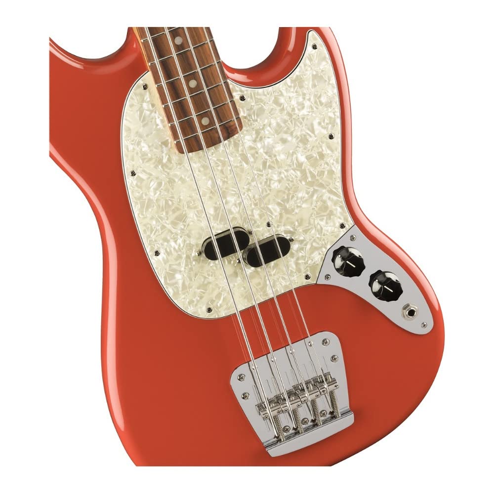 Fender Vintera 60s Mustang Bass, Fiesta Red, Pau Ferro Fingerboard