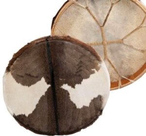 shaman drum goat hair 16", frame drum, handmade