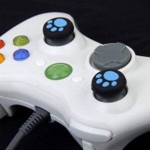 Silicone Thumb Stick Grips Cap Cover Joystick Thumbsticks Caps for PS4 Xbox ONE Xbox 360 PS3 PS2 Cat Dog Paw (K)