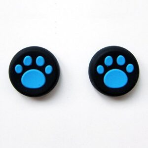 Silicone Thumb Stick Grips Cap Cover Joystick Thumbsticks Caps for PS4 Xbox ONE Xbox 360 PS3 PS2 Cat Dog Paw (K)