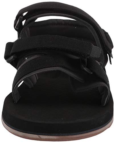 Quiksilver Men's Caged Oasis II Sandal, Black/Grey/Brown, 14 Medium US