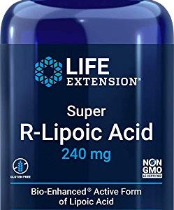 Life Extension Super R Lipoic Acid 240mg, 90 Capsules, Vegetarian