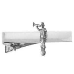 J79S Tie Bar Angel Moroni Silver Alloy Mormon One Moment In Time LDS CTR