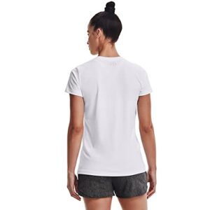 Under Armour Women's UA Tech™ Short Sleeve V-Neck 1X White