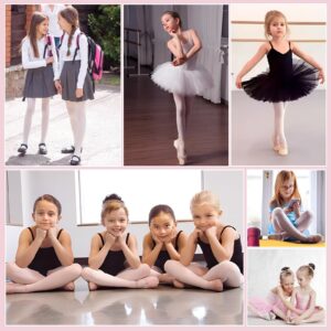 PAPPNTI Girls' Ultra Soft Pro Dance Tights Ballet Transition Daily Student Tights (Toddler/Little Kid/Big Kid) Pink 1 Pair M(5-7 Years)