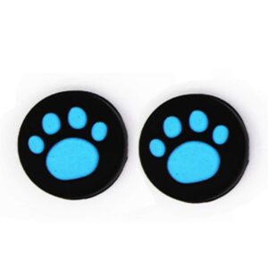 Silicone Thumb Stick Grips Cap Cover Joystick Thumbsticks Caps for PS4 Xbox ONE Xbox 360 PS3 PS2 Cat Dog Paw (E)