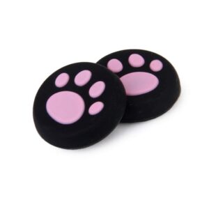 Silicone Thumb Stick Grips Cap Cover Joystick Thumbsticks Caps for PS4 Xbox ONE Xbox 360 PS3 PS2 Cat Dog Paw (B)