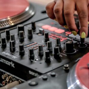 Numark Scratch | Two-Channel DJ Scratch Mixer for Serato DJ Pro (included) With Innofader Crossfader, DVS license, 6 Direct Access Effect Selectors, Performance Pads and 24-Bit Sound Quality