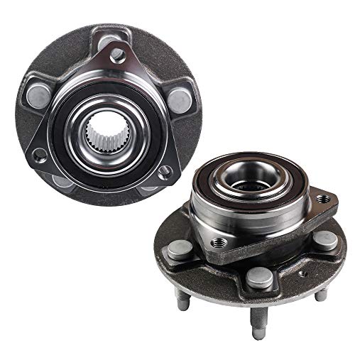 Autoround 513288 Pair Wheel Bearing and Hub Assembly Compatible with Chevy Impala/Malibu/Equinox, GMC Terrain, Cadillac CTS/XTS, Buick Regal/Lacrosse, Saab 9-5, 5 Lug Fit Front or Rear