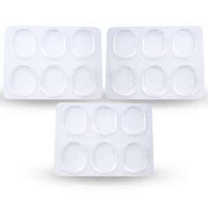 drum damper gel pads for drums tone control, non-toxic silicone drum dampeners, clear resonance pads for drum muffling (18 pack)