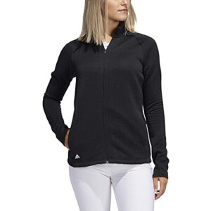 adidas golf textured layer jacket, black, small