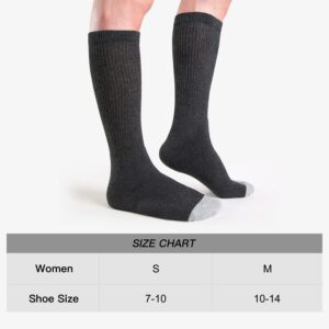 WANDER Women's Athletic Crew Socks 8 Pairs Cushion Running Socks for Sport Wicking Cotton Socks 10-14 (8 Pairs Black)