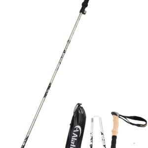 A ALAFEN Walking Stick - Collapsible Trekking Pole for Men and Women,7075 Aluminum Hiking Stick for Seniors