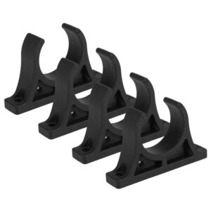 LIXADA Pack of 4 Propel Kayak Paddle Rubber Clips Plastic Paddle Oar Holder Clips Keeper for Kayak Canoe Rowing Boat