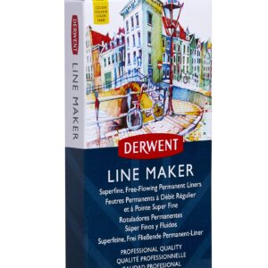 Derwent Line Makers - Set of 6 Colour (0.3mm Nibs) (2305576)