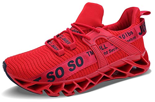 WONESION Mens Sport Fitness Workout Shoes Comfortable Slip on Casual Sneakers for Men Boys