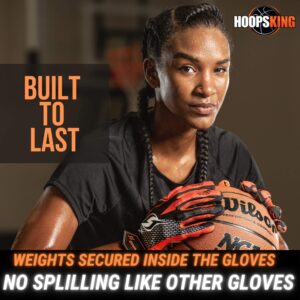 HOOPSKING Hoop Handz Weighted Basketball Dribbling Gloves