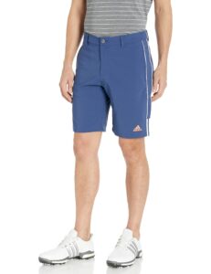 adidas golf 3-stripes collection dobby shorts, tech indigo, 30"