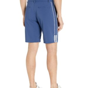 adidas Golf 3-Stripes Collection Dobby Shorts, Tech Indigo, 30"