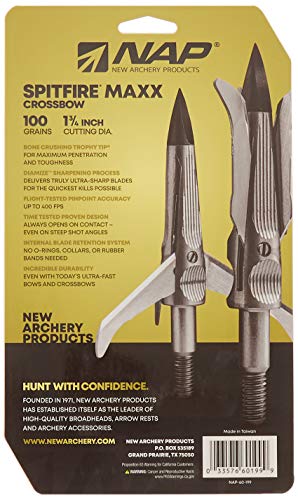 New Archery Products NAP Spitfire Maxx 100 X-Bow Tt 4-Pack