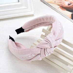 Ivyu Headbands Women Hair Head Bands - Accessories Cute Boho Beauty Fashion Hairbands Girls Cross Vintage Head Hair Bands Knotted Wide Band For Workout GYM Yoga Running 6 pcs