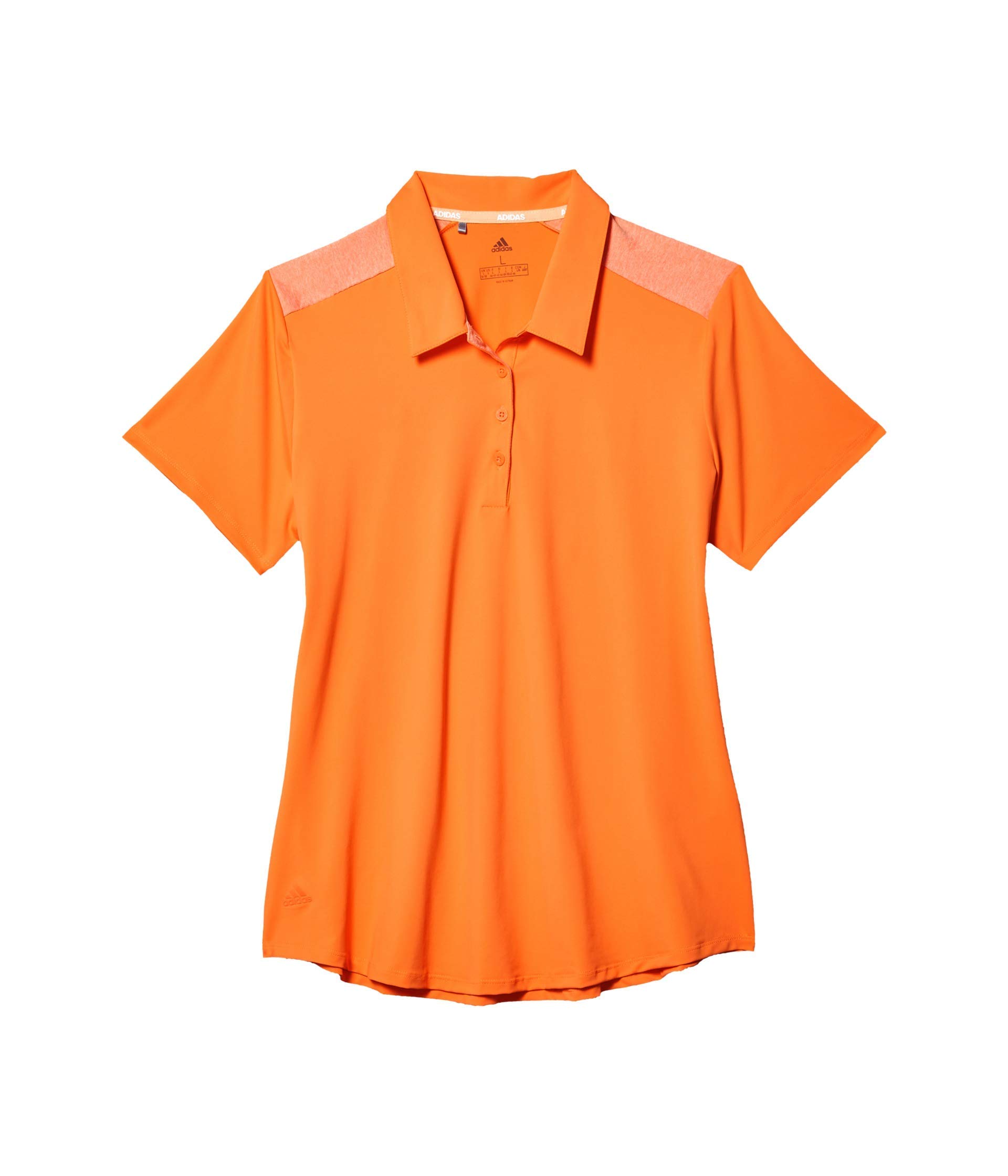 adidas Golf Ultimate365 Short Sleeve Polo, Amber Tint, Small