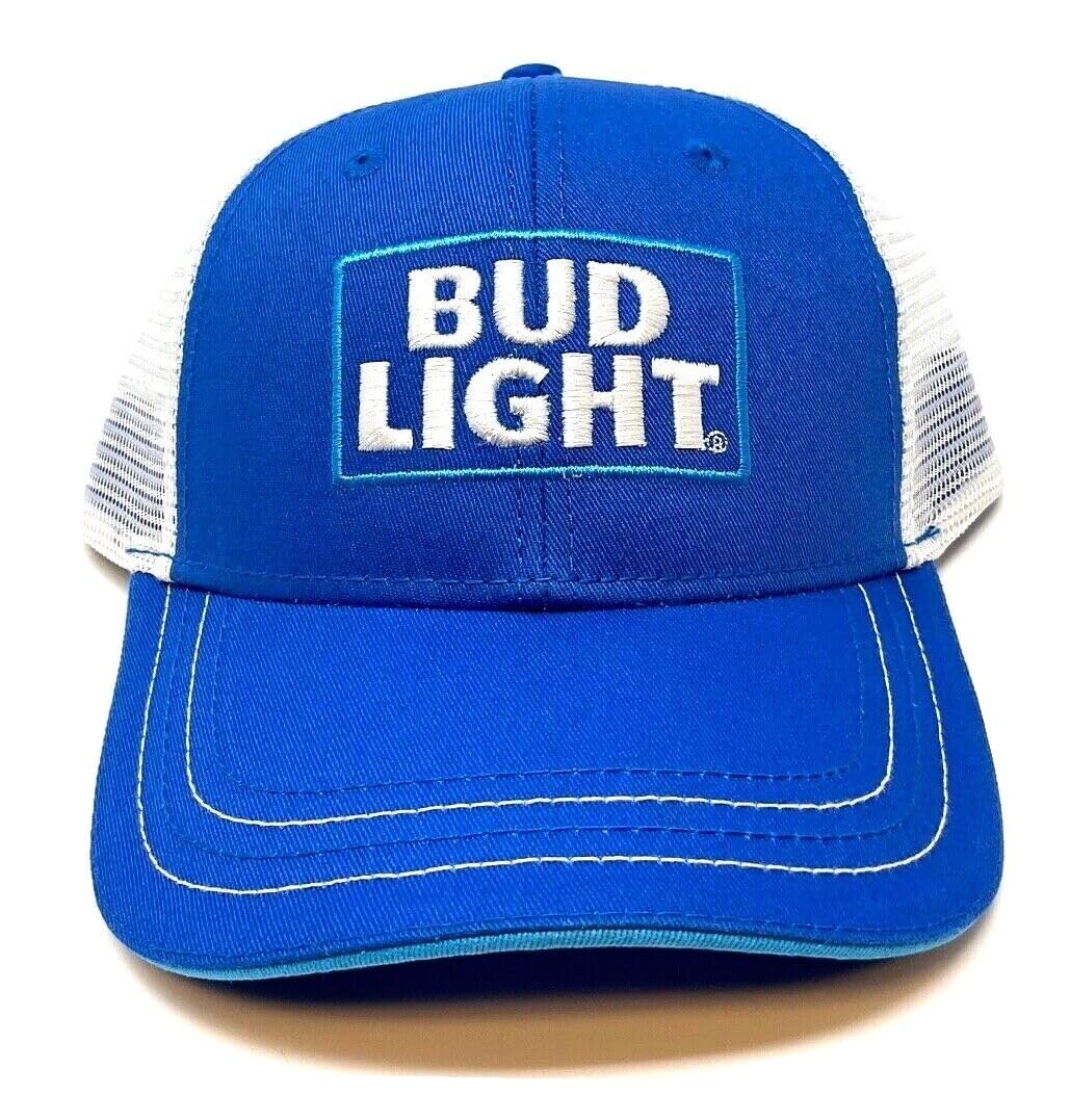 Bud Light Officially Licensed Stitched Logo Mesh Back Hat