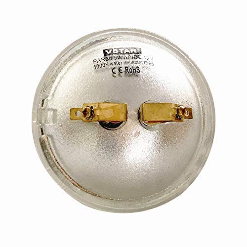 VSTAR LED PAR36 Daylight 5000K 9W (Eq to 50W Halogen) 12V AC/DC Lamp Landscape Waterproof,Pack of 2