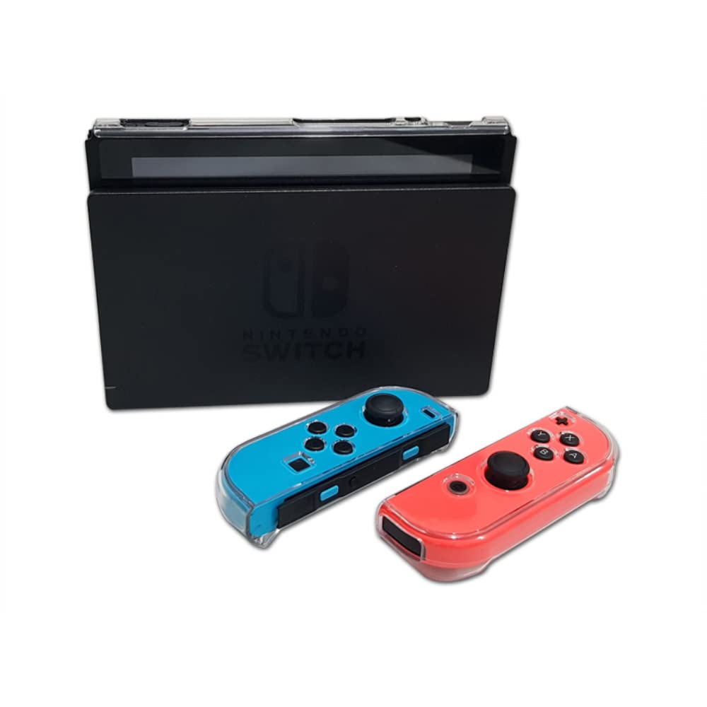 AddValue Crystal Case Compatible with Nintendo Switch HAD Dockable Crystal Case (Polycarbonate, Clear, Transparent, Scratch protection, Dust protection)