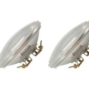 VSTAR PAR36 LED Bulb 9W 10-30V DC 3000K Warm White,with Lenses,High Concentration,Super Bright LED Bulb,2 Pack