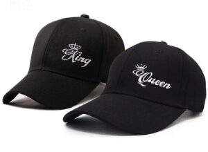 king queen hats matching snapbacks hip hop hats couples snapback caps adjustable