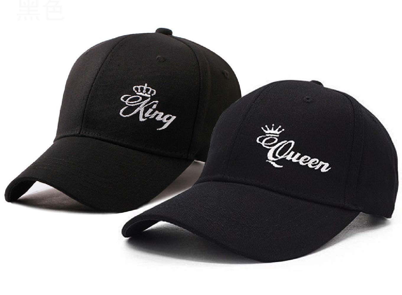 King Queen Hats Matching Snapbacks Hip Hop Hats Couples Snapback Caps Adjustable