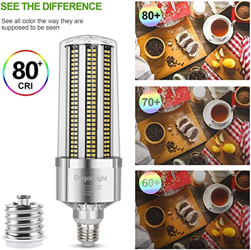 DragonLight 100W Commercial Grade Corn LED Light Bulb(800 Watt Equivalent) E26/E39 Large Mogul Base LED Lamp