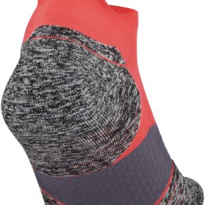 Under Armour Adult Run Cushion No Show Tab Socks, 1-Pair , Beta Red , Shoe Size: Mens 4-8, Womens 6-9