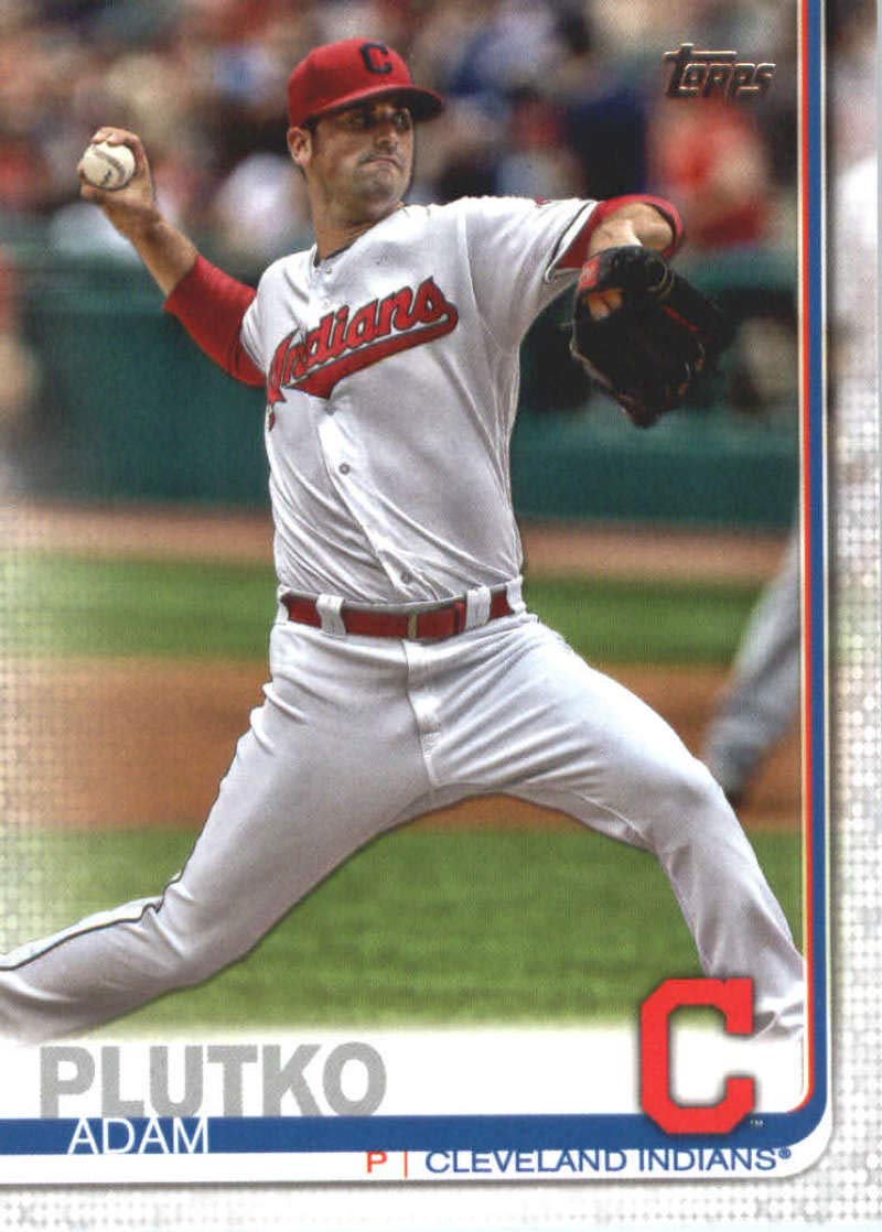 2019 Topps #492 Adam Plutko Cleveland Indians Baseball Card