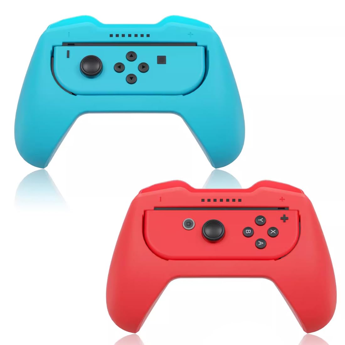 3 Pack Comfort Grips Compatible with Joy Con, Handle Grips Kit Compatible with Switch/OLED Controller with 4 Thumb Caps