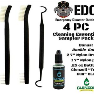 Gen 3 5 PC EDOG Cerus Gear Schematic (Exploded View) Heavy Duty Pistol Cleaning 12x17 Padded Gun-Work Surface Protector Mat Solvent & Oil Resistant & 3 PC Cleaning Essentials & Clenzoil