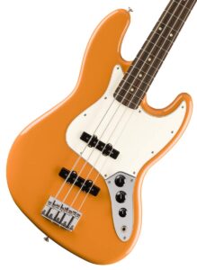 fender player jazz bass, capri orange, pau ferro fingerboard