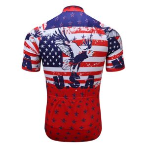 JPOJPO Men's Cycling Jersey,Bike Shirt Short Sleeve Bicycle Clothes Quick Dry,Mountain Riding Shirt, Breathable,