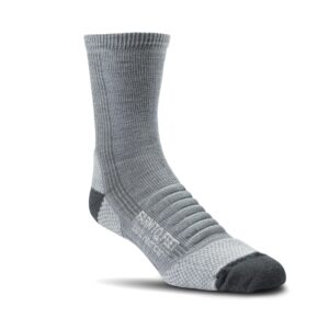 farm to feet men's damascus lightweight technical 3/4 crew, charcoal, x-large