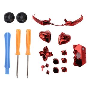 Elite Kit, X box One Elite Controller Accessories, X box Gaming Accessories, X BOX One Elite Controller Accessory Kit with Set Buttons, 2 x Screwdriver, 1 x Wrench for X box 360 Controller.(红色)